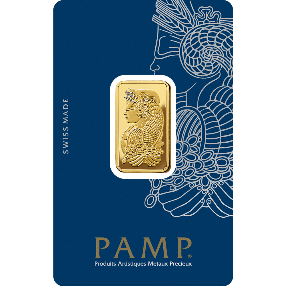 Pamp Suisse Lady Fortuna™ Gold Minted Bar - 1 Tola