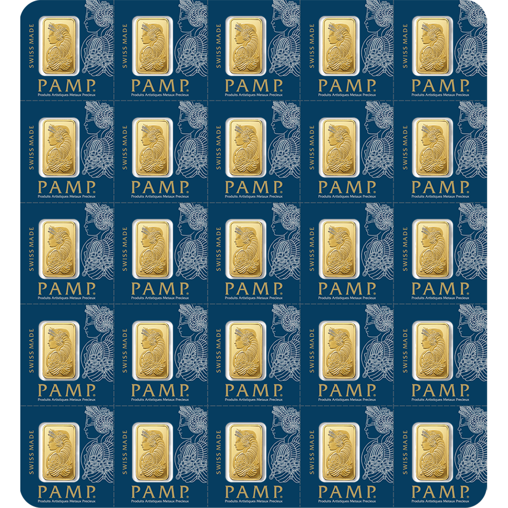 Pamp Suisse Lady Fortuna™ Gold Minted Bar - MULTIGRAM+25